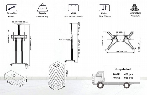 ���� ���� ������ ����� ��� �� 85" AVF1800-70-1PB