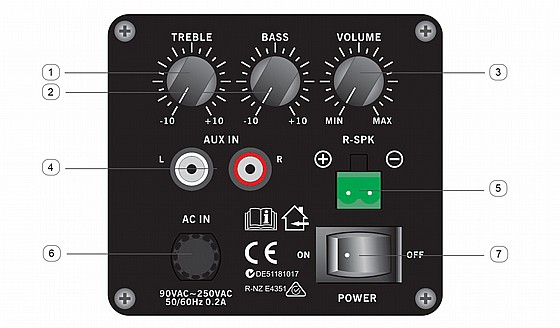 ��� ������� COPA-SPK 5" 20Wx2 AUX