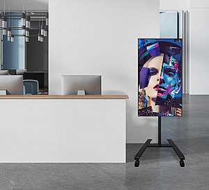 FWS04-1 עגלה למסך / עמדת עבודה ניידת עם תושבת למארז המחשב למסכים עד 32״ FWS04-1 עגלה למסך / עמדת עבודה ניידת עם תושבת למארז המחשב למסכים עד 32״