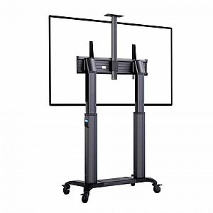 TW-100 עגלה ניידת חשמלית למסכים ענקיים וכבדים לגודל מסך עד "110 TW-100 עגלה ניידת חשמלית למסכים ענקיים וכבדים לגודל מסך עד "110