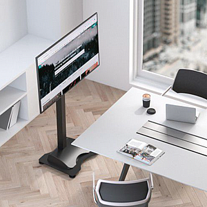 מעמד רצפתי חשמלי למסכים עד "75 EAZO EFS80 מעמד רצפתי חשמלי למסכים עד "75 EAZO EFS80