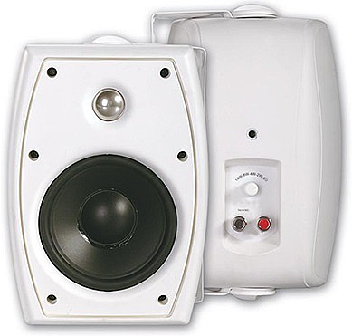זוג רמקולים חיצוניים מוגני מים Omega Audio Piccolo5