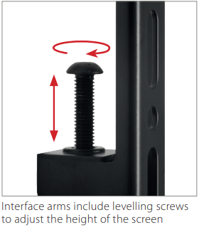 B-TECH Interface arms include B-TECH Interface arms include