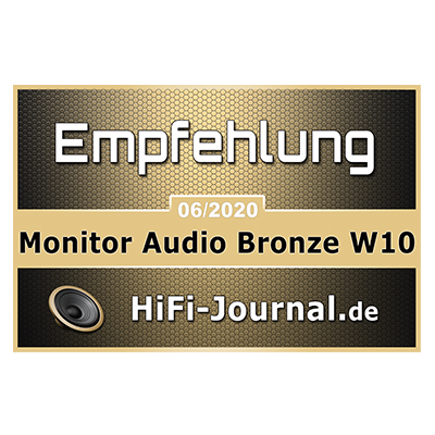 Monitor Audio Bronze W10 Subwoofer Awards